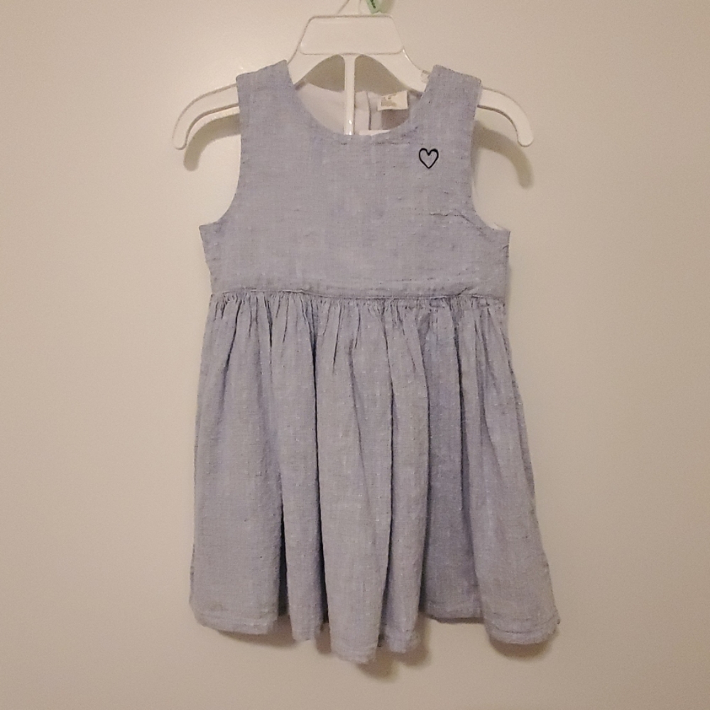 H&M baby girl blue dress 12-18 month